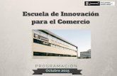 Programacion octubre Escuela de Innovación para el Comercio (Vivero de Empresas de Carabanchel)