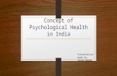 Concept of psychological health in india