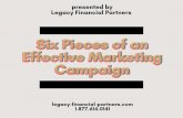6 Pieces of an Effective Marketing Campaign