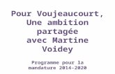 Voujeaucourt, une ambition partagée