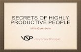 Secrets of Highly Productive People