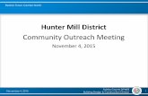 Hunter Mill District Community Outreach Meeting: Nov. 4, 2015