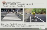 2017 VDOT Repaving and Restriping Reston: Bicycle, Pedestrian and Traffic Safety Improvements