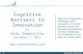 Cognitive Barriers to Innovation