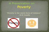 Poverty and shocking facts about poverty