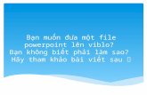 Cách nhúng file powerpoint vào bài viết trên viblo