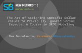 The Art of Assigning Specific Dollar Values to Previously Ignored Social Impacts: A Course in SROI Modelling