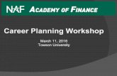 NAF Academy of Finance - Student Conference: Career Planning Workshop