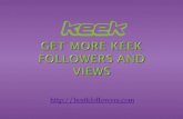 Get lots of keek followers fast