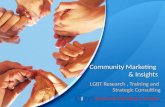 CMI LGBT Research, Marketing and Training