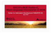 AGCO’s Multi-National, Multi-language Conversion to DITA