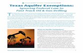 Texas Aquifer Exemptions - Clean Water Action august 2016