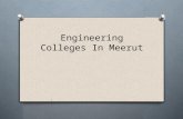 Engineering Colleges In Meerut