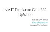 Lviv Freelance Club #39 Ростислав Чайка "Барєри росту фрілансера"