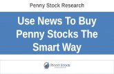 Use News To Buy Penny Stocks The Smart Way