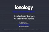 Creating Digital Strategies  for International Markets