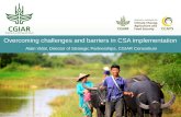 Overcoming challenges and barriers in CSA implementation