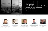 Wealth management webinar