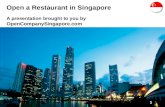 Open a Restaurant in Singapore