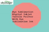 Dye Sublimation Digital Inkjet Textile Printer With Dye Sublimation Ink