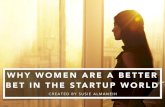 Why Women are a Better Bet in the Startup World