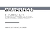 Work Sample - Personal Branding - Shaoxia Lin