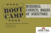 Regional Council Board of Directors Boot Camp
