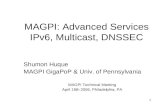 MAGPI: Advanced Services: IPv6, Multicast, DNSSEC