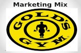 Marketing Mix (7p') - GOLD'S GYM