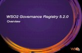 WSO2 Governance Registry - Product Overview