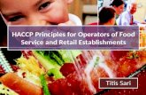 Haccp for food service operators