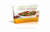 Simple weight loss recipes