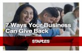 7 Ways Your Business Can Give Back