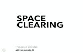 Space clearing per la scrivania
