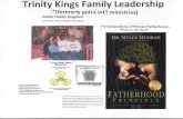 Trinity Kings Family Leadership: 3-Generations of Proven Fatherhood: "From in the Hood"