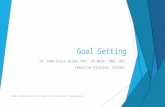Goal Setting for Behavior Change