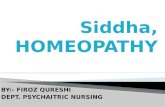 Siddha, homeopathy
