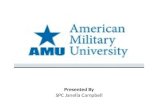 AMU Presentation