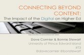 Connecting beyond content - The Impact of the Digital on Higher Ed