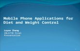 Mobile Phone Applications for Diet and Weight Control