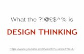 Design thinking presentation & personal branding