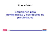 Phone2 web para inmobiliarias
