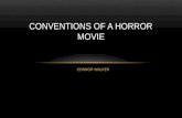 Conventions of horror movie