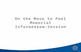 Peel Memorial Info Session July 2016