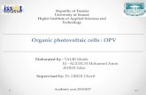 differantes types of organic solar cells and applications