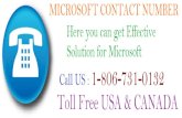 Microsoft  phone Number 1-806-731-0132 solution for software