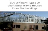 Buy Different Types of Light Steel Frame Houses from Sinobuildings