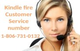 Kindle fire customer service number 1-806-731-0132 (toll free)