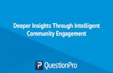 Webinar - Deeper Insights Through Intelligent Community Engagement