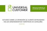 Estudio sobre la atención al cliente extranjero en los apartamentos turísticos de Cataluña